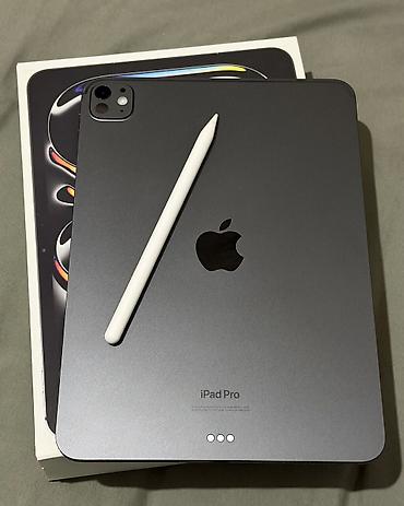 вайфа: Продаю iPad Pro 11-inch (M4) Wi-Fi на 256 гб, АКБ 100%, циклов заряда — 1