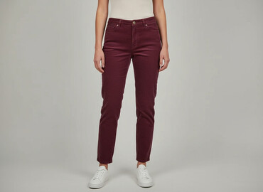 lands' end buty: Lee, Material trousers for women, size M