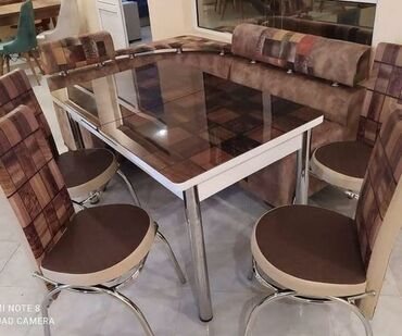 Divan və masa dəstləri: 🇹🇷Türk istehsalı Möhtəşəm ✨✨ Kuxna üçün stol stul dəsti 2 stul 1 — 9
