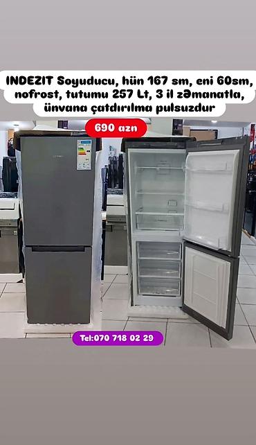 soyuducu satilir: Yeni 2 qapılı Midea Soyuducu Satılır, rəng - Qara, Dispenserli — 9