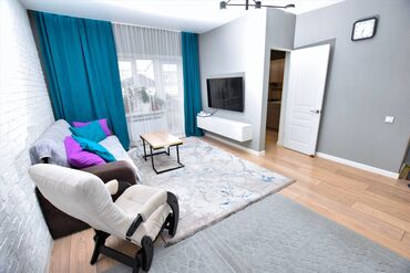 продажа квартир в аламедин1: 2 комнаты, 42 м², 3 этаж, Дизайнерский ремонт