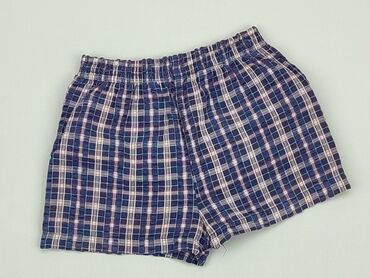 spodnie w kratę dziecięce: Krótkie spodenki, 3-4 lat, 98/104, stan - Dobry