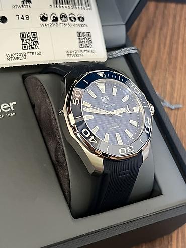 ремешки на apple: TAG Heuer Aquaracer Calibre 5 Automatic 43mm Настоящая швейцарская — 6