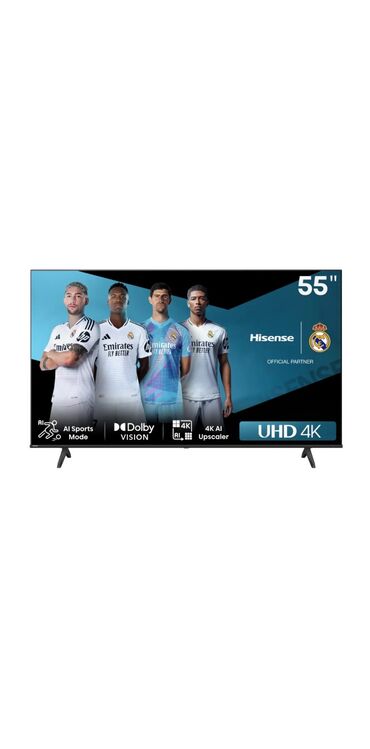 Televizorlar: Yeni Televizor Hisense 55" Pulsuz çatdırılma