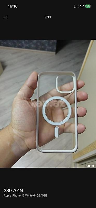 Apple iPhone: IPhone 12, 64 GB, Ağ, Face ID -da lalafo.az — 9 Apple iPhone: IPhone 12, 64 GB, Ağ, Face ID — 9