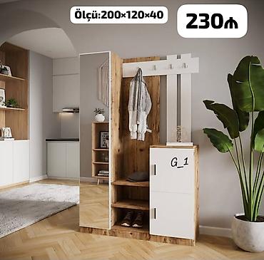 Dəhliz üçün çoxfunksiyalı dolab-komplekt - Ölçü: 200×120×40 sm lalafo.az -da Dəhliz üçün çoxfunksiyalı dolab-komplekt - Ölçü: 200×120×40 sm