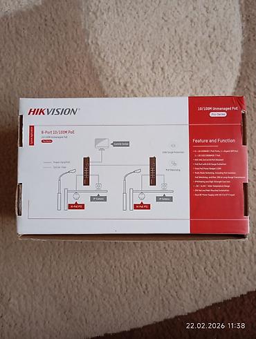 ip 8: Hikvision 8-Port 10/100M PoE (Pro-Series) – 10/100M Unmanaged PoE — 3