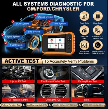 Alati za automobile: NOVO -LAUNCH X431 Creader Elite 2.0 OBD2 Ford GM Chrysler NOVO — 11