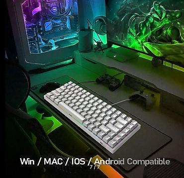 logitech superlight: Клавиатура, Royal Kludge, Механическая, Bluetooth, Проводное подключение, Размер: 80% — 7
