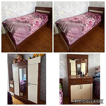 Спальные гарнитуры: Genc odasi . Tecili satlir 300 azn deste daxilidir 2 carpayi ( bazsiz — 1