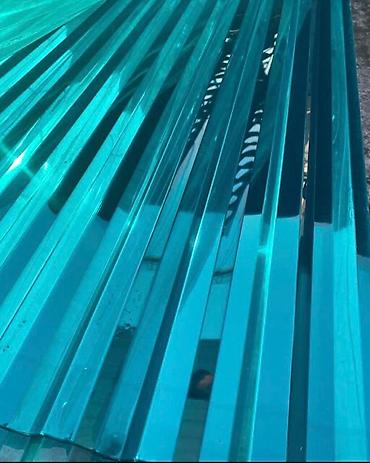 Поликарбонат: Профилированный монолитный поликарбонат 6 метров Разные цвета оптом — 11