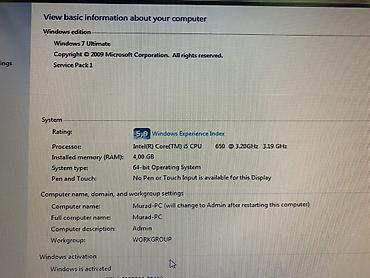 prosessor satilir: Masaüstü Kompüter Sistemi – Samsung korpus, Gigabyte əsas lövhə — 6