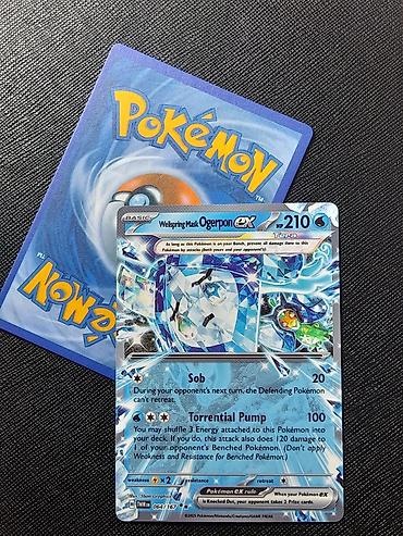 Kolleksiya kartları: Pokemon kartları EX, V, V STAR (hərəsi 2 azn) Kart üçün albom 50 azn — 6