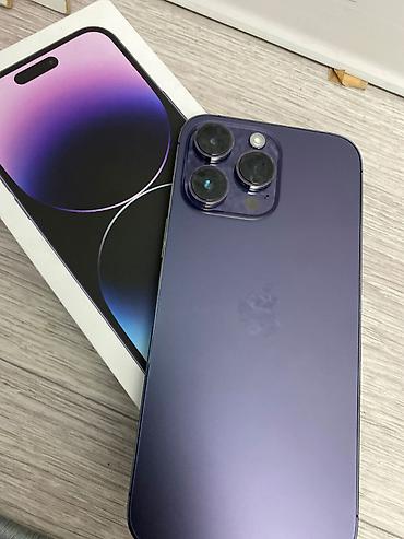 Apple iPhone: IPhone 14 Pro Max, Б/у, 256 ГБ, Deep Purple, 76 % — 2