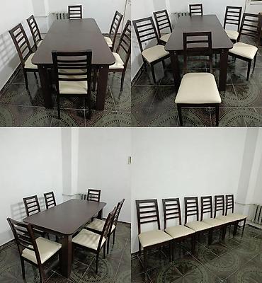 Embawood istehsalı açılan masa desti 6 edəd oturacaqla heç bir lalafo.az -da Embawood istehsalı açılan masa desti 6 edəd oturacaqla heç bir