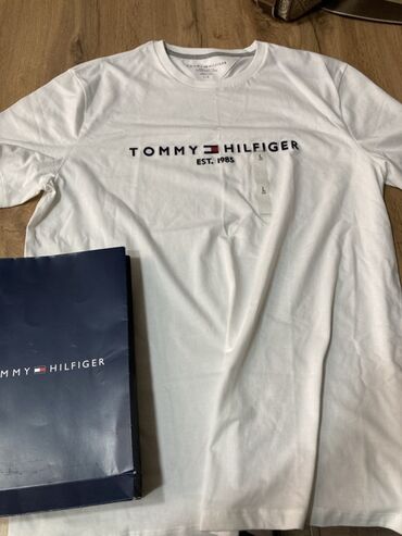 продажа бу вещей: Futbolka, Tommy Hilfiger, L (EU 40), rəng - Ağ
