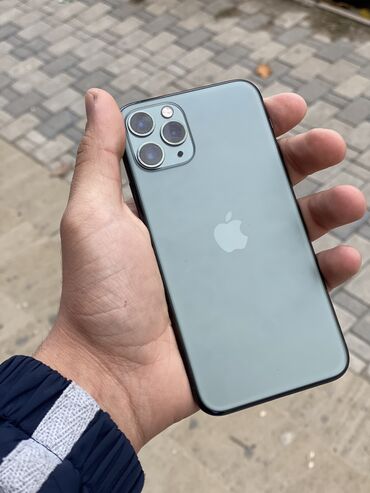 ıphone 13: IPhone 11 Pro, 64 ГБ, Matte Midnight Green, Беспроводная зарядка, Face ID