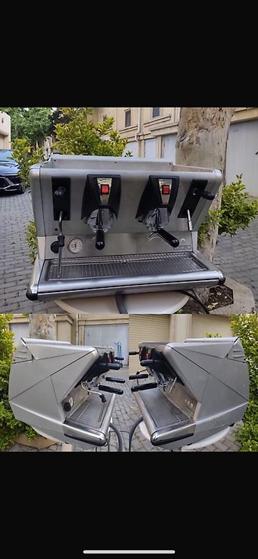 Peşəkar iki qruplu espresso/kafe maşını - İki qrup: eyni vaxtda 2