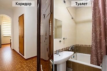 72: 1 комната, 44 м², Кок-Жар ж/м 105 серия, 9 этаж, Свежий ремонт — 2