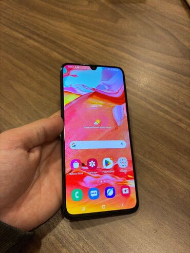 Samsung: Samsung Galaxy A70, 128 GB, rəng - Göy, İki sim kartlı — 1
