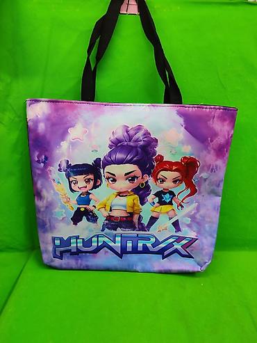 hello kitty: Сумка шоппер Кей-поп K-Pop на молнии в ассортименте👜 Комплектация — 2