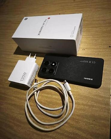 telefon 2 el satis: Xiaomi 14T Pro, 256 GB, rəng - Qara, 
 Face ID — 3