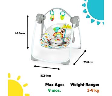 mini maus haljina: Kids II Bright Starts ljuljaška “Playful Paradise” (Šifra proizvoda — 6