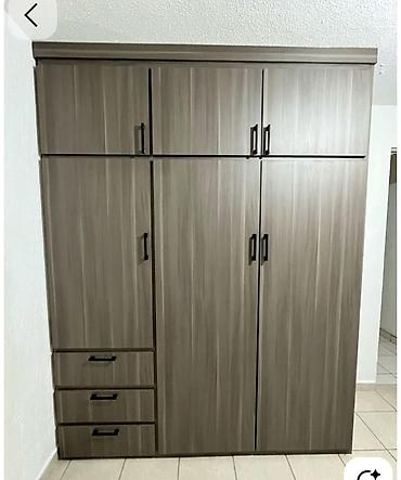 Dolablar: Geniş tutumlu paltar dolabı - Material: MDF/laminasiya olunmuş taxta — 1