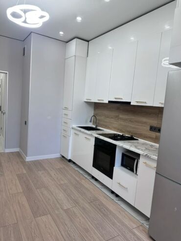 квартира в районе кызыл аскер: 1 комната, 45 м², Элитка, 13 этаж, Дизайнерский ремонт