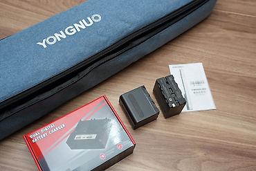 video light: YONGNUO YN660 LED RGB işıq çubuğu dəsti Godox LC1000R LC500 — 1