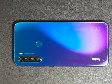 лампа на телефон: Xiaomi, Redmi Note 8, Б/у, 64 ГБ, цвет - Синий, 2 SIM