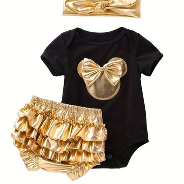 minnie mouse adidas: Set: Bodysuit, Bandana, Shorts, 62-68