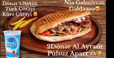 Aşpazlar: Ofisiant tələb olunur, Gündəlik ödəniş, 18-29 yaş, Təcrübəsiz