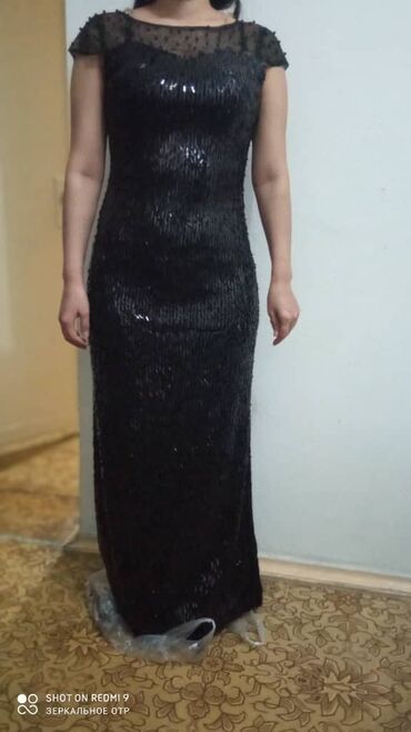 турецкая вечернее платье: Вечернее платье, Длинная модель, Без рукавов, 2XL (EU 44), 3XL (EU 46)