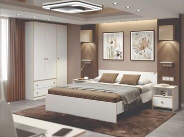 Yataq otağı dəstləri: 2 təknəfərlik çarpayı, Dolab, Komod, Termo, Rusiya, Yeni — 13