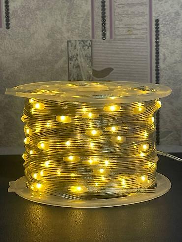 Светодиодные гирлянды: Уличная гирлянда 100 м Гирлянда с питанием 24V. Самая безопасная — 9