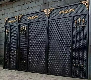 Распашные ворота: Металлические, Механические, Другой бренд, Для гаража, Для частного дома, Для сарая, С калиткой, Оптом, Новый, Бесплатная установка — 9