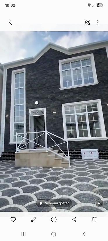 Həyət evləri və villaların satışı: İki mərtəbəli, modern dizaynlı fərdi ev Xarici görünüş: - Qara — 1