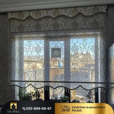 Pərdə və tüllər: Jalüz pərdə ucuz sok qiymətlər bizdə 2 ya 3 günərzində hazırlama — 3