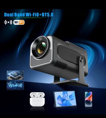 Проекторы: Проектор подключается к телефону ноутбуку повтор экрана качество — 7