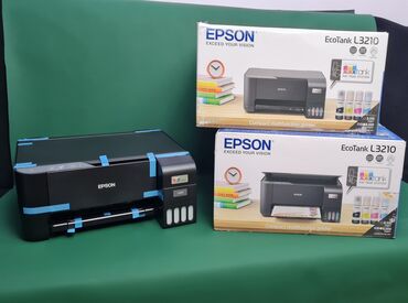 цены на принтеры: ‼️Цветной принтер 3/1 Epson L3210 Технология:  струйный, цветной