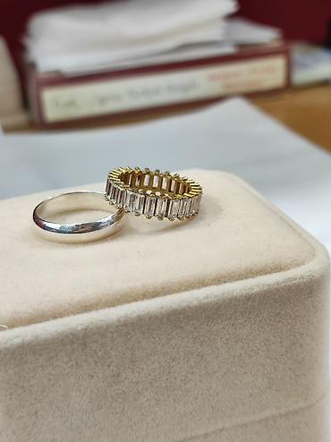 Серебряные кольца: Серебряные парные кольца Серебро напыление жёлтое золото 925 пробы at lalafo.kg — 9 Серебряные кольца: Серебряные парные кольца Серебро напыление жёлтое золото 925 пробы — 9