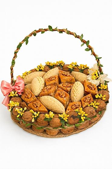 Hədiyyə bağlamaları: Hədiyyə səbəti, rəng - Yaşıl — 4