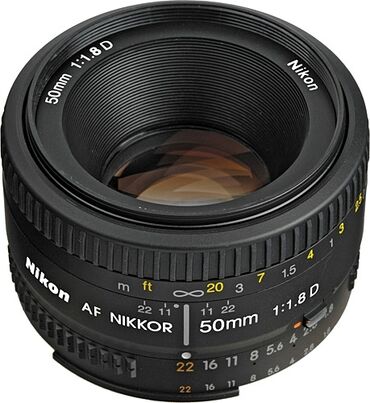 nikon lens: Nikon 50mm F1.8 D YENİdir. Toyda, fotosessiyalarda çapılan lenslərlə