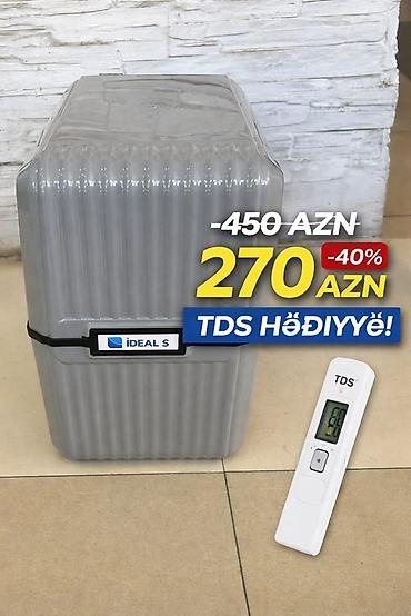 IDEAL S su təmizləmə sistemi - Kompakt, qapalı korpuslu mətbəxaltı su