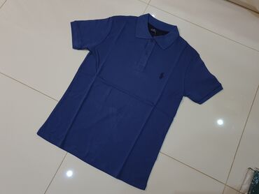 gel stikeri za nokte: Short sleeves T-shirt, M (EU 50), U.S. Polo Assn, color - Blue, Cotton