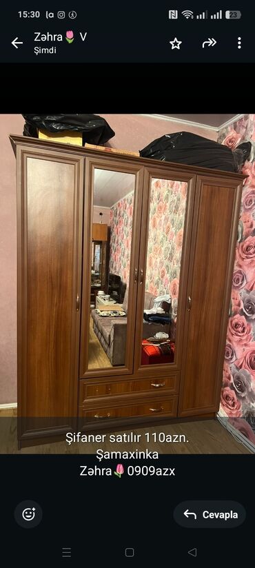 Şifaner satılır 110azn.
Şamaxinka
Zəhra🌷0909azx