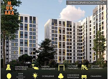 жк молодежный: 3 комнаты, 133 м², Элитка, 12 этаж, ПСО (под самоотделку) — 1