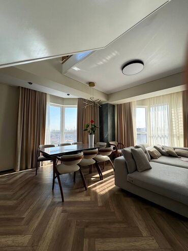 арча бешик шералиева квартира: 4 комнаты, 192000 м², Элитка, 7 этаж, Евроремонт
