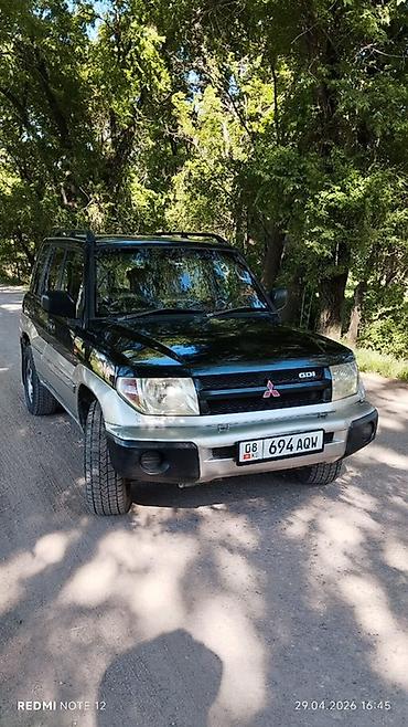 mitsubisi: Mitsubishi Pajero iO: 2001 г., 2 л, Автомат, Бензин, Внедорожник — 1